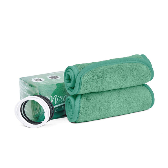 2-Pack Sea Green Microfiber Makeup Remove - Picture 3 of 8